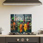 Wallity Pintura decorativa de vidrio templado Multicolor 60 x 60 cm